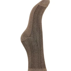 B.YOUNG DAME STRØMPER BYWLI - Walnut Cable Sock