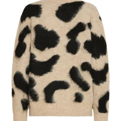 B.YOUNG DAME SWEATER BYMINYAX - Humus Mix