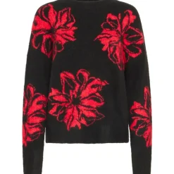 B.YOUNG DAME SWEATER BYOMEA - Black Mix