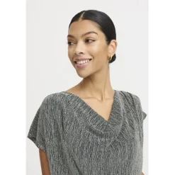 B.YOUNG dame top BYSHILOH - Silver Mix