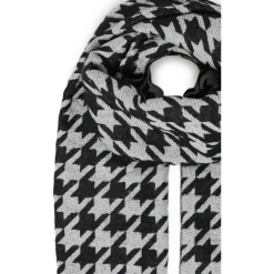 b.young dame tørklæde BYVILEAVES - Black Mix