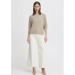 B.YOUNG dame t-shirt BYMMORLA - Humus Melange