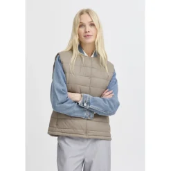 B:YOUNG dame vest BYBERTA - Nature