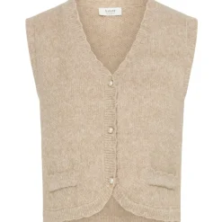 B.YOUNG DAME VEST BYNADIKA - String Melange