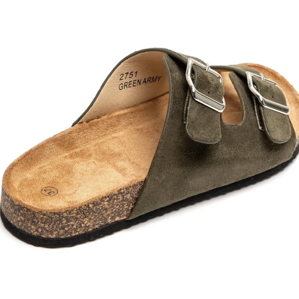 Cassiope dame sandaler 2751 - Army Green