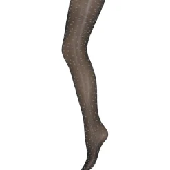 DECOY dame tights 20 DEN 16929 - Black Flowers