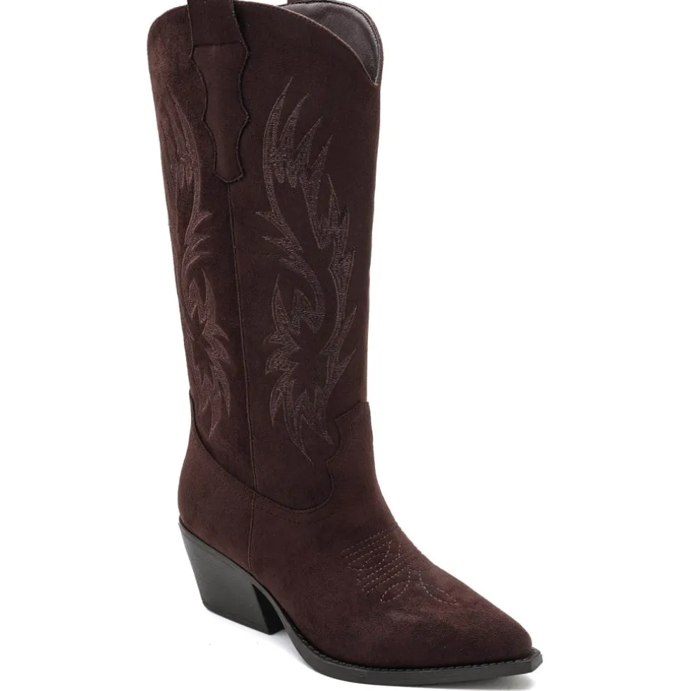 Dina dame støvler 6398A - Brown