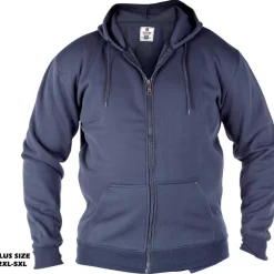 DUKE D555 Sweatshirt med lynlås Herre Cantor Plus - Navy