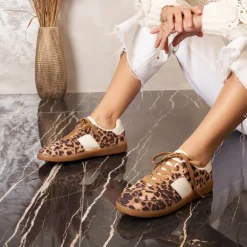 Elie dame sneakers 8965 - Leopard