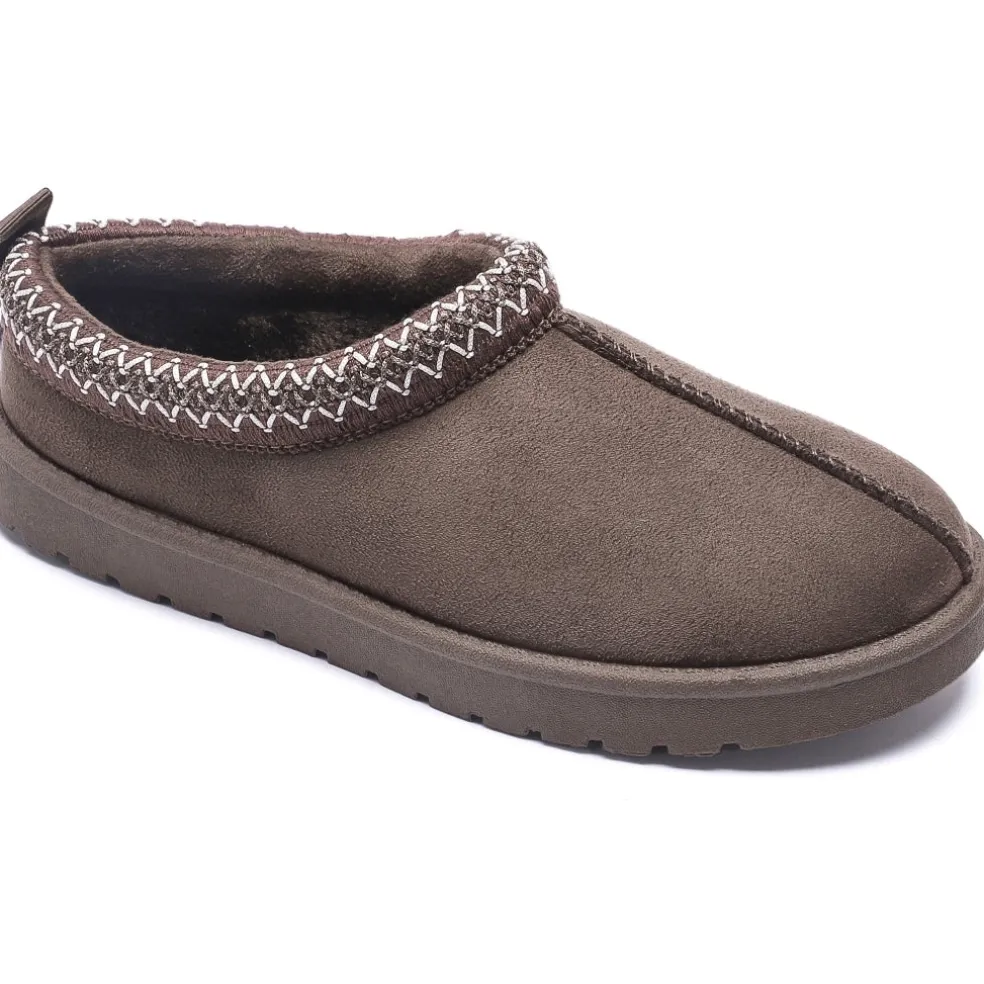 Ella Dame bamsestøvler 6430 - Brown