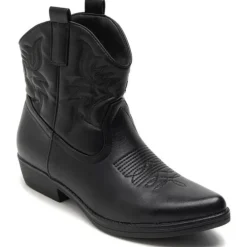 Faya Dame cowboystøvle 9591A - Black
