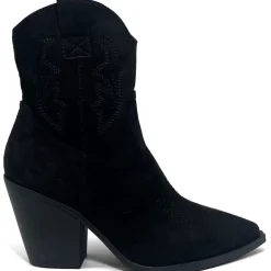 Fenja dame cowboystøvler BM122 - Black