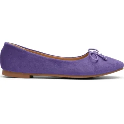 Florence dame ballerina sko DS-1A18 - Purple