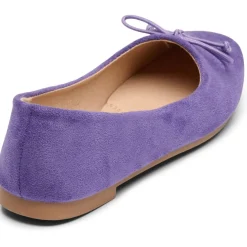 Florence dame ballerina sko DS-1A18 - Purple