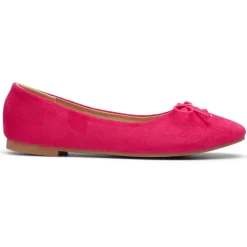 Florence dame ballerina sko DS-1A18 - Fuxia