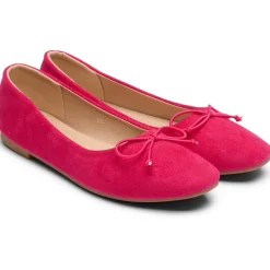 Florence dame ballerina sko DS-1A18 - Fuxia