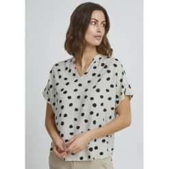 Fransa dame bluse FRFANEMMA - Birch