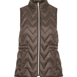 Fransa dame vest FRBAPADDING 3 - Pine Bark