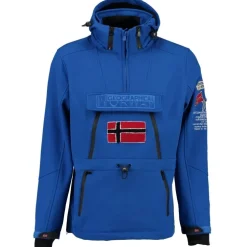 Geographical Norway Herre Anorak Softshell Jakke Tuilding - Blue