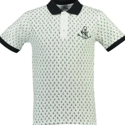 GEOGRAPHICAL NORWAY POLO Herre KAREMBEU - White