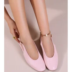 Gitte dame slingback ballerinasko OP16-46PU - Pink