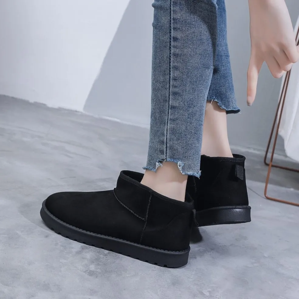 Hailey dame bamsestøvle 6353 - Black