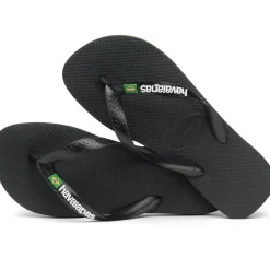 Havaianas Slippers Unisex Brazil Logo 4110850 - Black1069