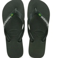 Havaianas Slippers Unisex Brazil Logo 4110850 - Green Olive4896