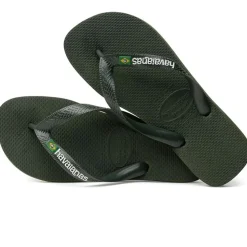 Havaianas Slippers Unisex Brazil Logo 4110850 - Green Olive4896