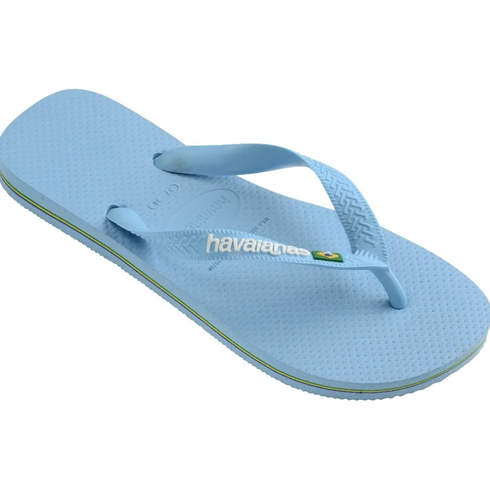 Havaianas Slippers Unisex Brazil Logo 4110850 - BlueLavender/White