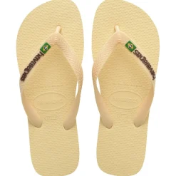 Havaianas Slippers Unisex Brazil Logo 4110850 - Buttercream