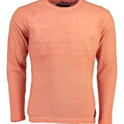 Hollifield langærmet tee jaridirty - Coral