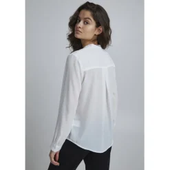 ICHI dame bluse IHCELLANI - Cloud Dancer