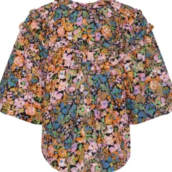 ICHI dame bluse IHJINDY - Pink multi flower