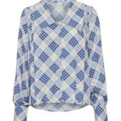 ICHI dame bluse IHKISSY - True Blue