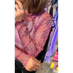 ICHI dame bluse IXISLA - Shocking Pink