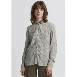 ICHI dame skjorte INDINTO - Birch