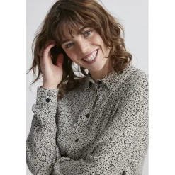 ICHI dame skjorte INDINTO - Birch