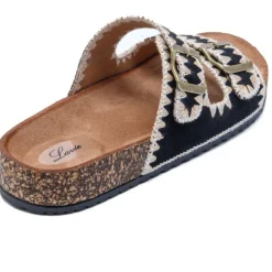 Jasmin dame sandaler WD301 - Nero