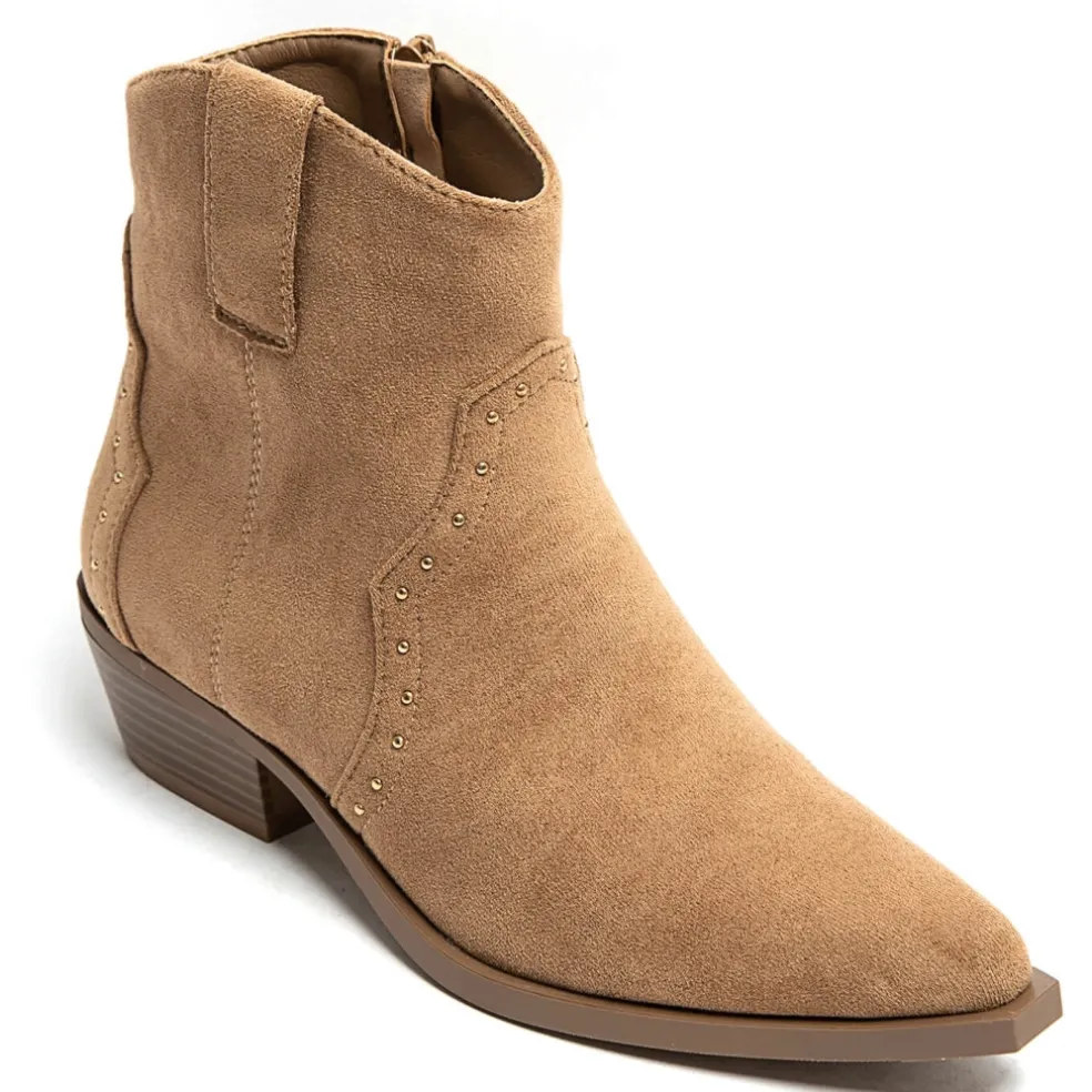 Jolene dame cowboystøvler 9690A - Camel