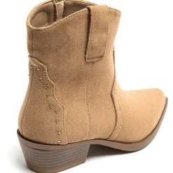 Jolene dame cowboystøvler 9690A - Camel