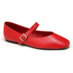 Kenzie dame ballerina sko 8225 - Red