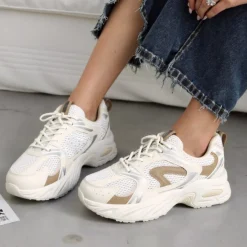 Liana dame sneakers L-81 - Beige