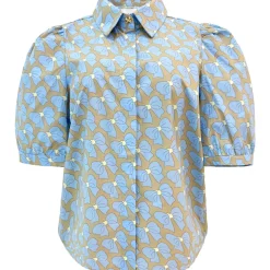 LIBERTÉ dame bluse FLORA - CUTE BOW BLUE