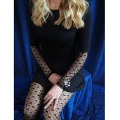 Liberté dame bluse ISA - BLACK SMALL BIG HEARTS