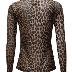 LIBERTÉ dame bluse MESH - LUX LEO BORDEAUX HEART