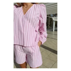 Liberté dame bluse PIANNA 21707 - Pink Stripe