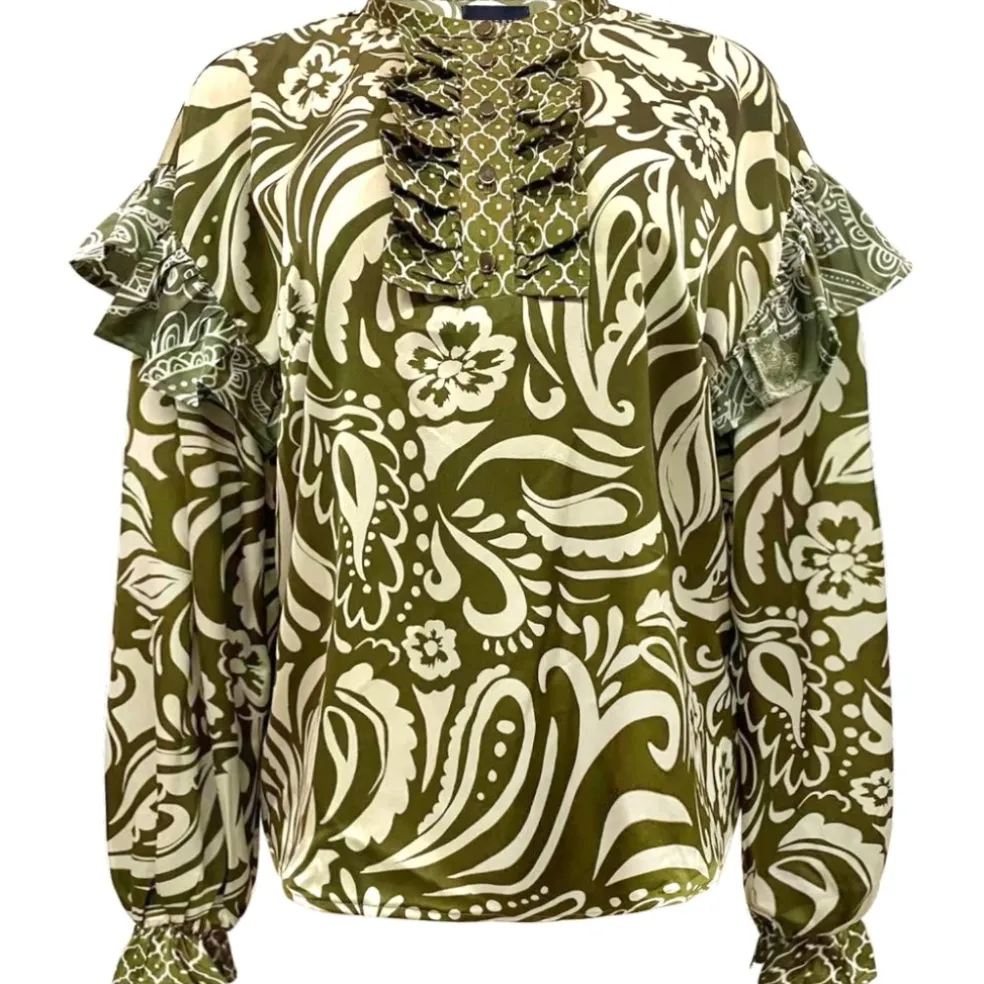 LIBERTÉ dame bluse TIA - Army