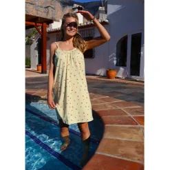 LIBERTÉ dame kjole ALMA - YELLOW CHERRY