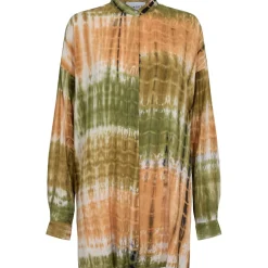 Liberté dame skjorte FREJA - ARMY BROWN TIE DYE